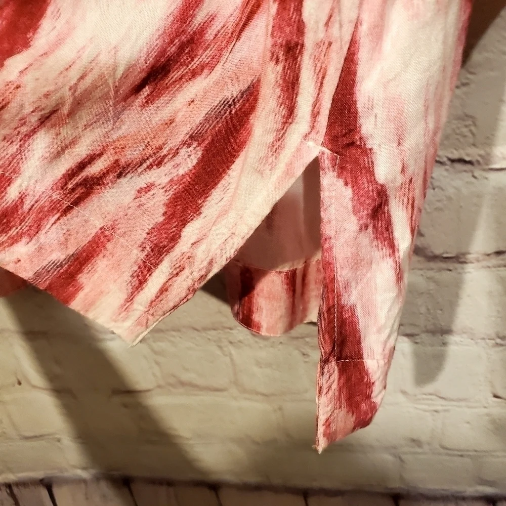 SOFT SURROUNDINGS ALTEA FLORAL PINK EMBROIDERED BEADED TUNIC - Picture 8 of 11